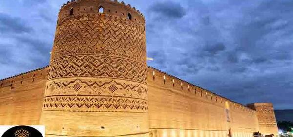 قدیمی ترین عکس ارگ کریم خان