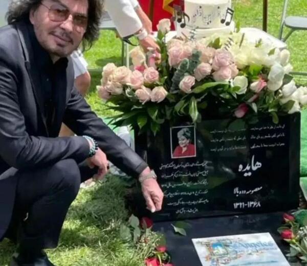 عکس قبر مهستی خواننده