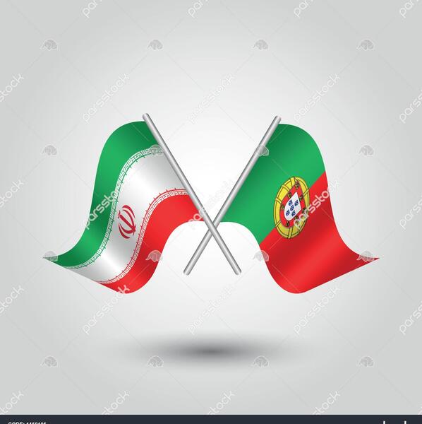 عکس پرچم فوتبال پرتغال