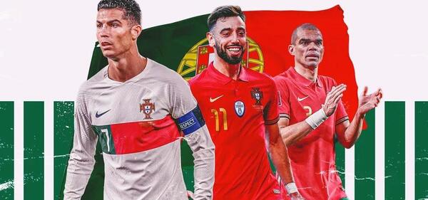 عکس پرچم فوتبال پرتغال