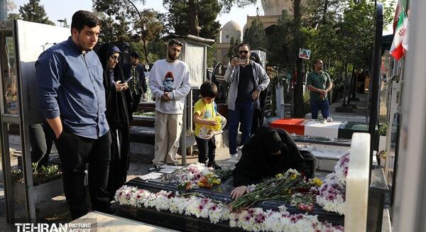 عکس قبر شهید طهرانی مقدم