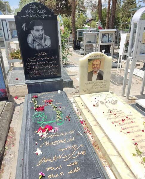 عکس قبر شهید طهرانی مقدم