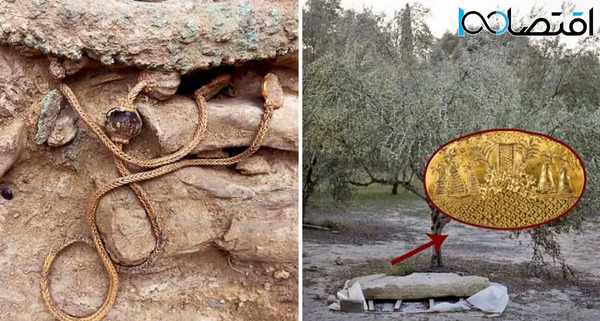 عکس سنگ قبر طلا