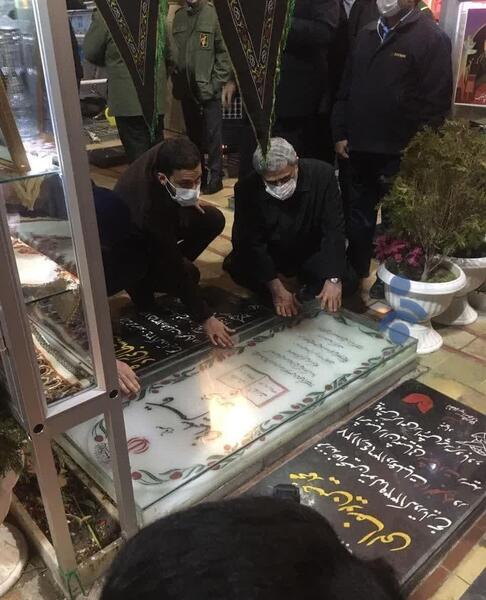 عکس قبر شهید حاج قاسم سلیمانی