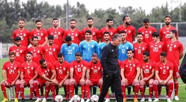 عکس تمرین فوتبال ایران