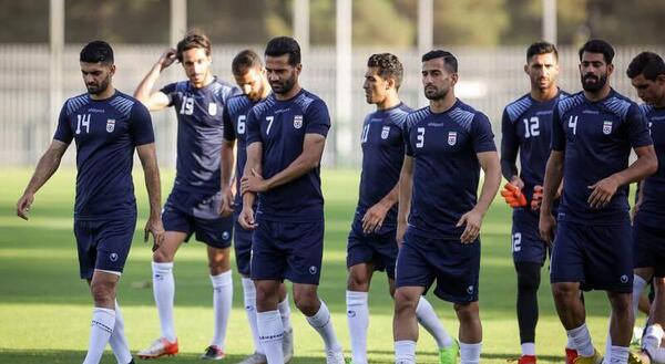 عکس تمرین فوتبال ایران