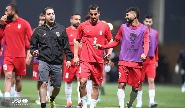 عکس تمرین فوتبال ایران