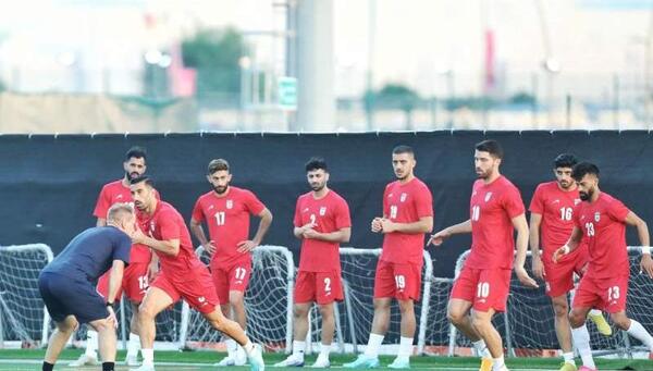 عکس تمرین فوتبال ایران