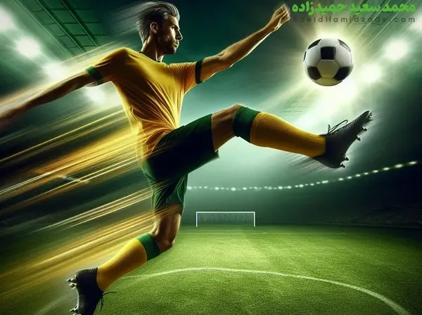 عکس از تمرین فوتبال