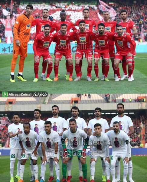 عکس تیم فوتبال پرسپولیس امروز