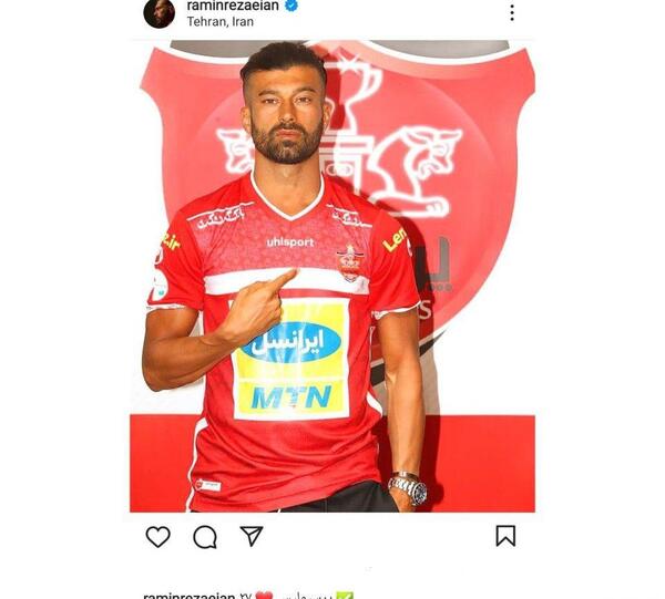 عکس تیم فوتبال پرسپولیس جدید