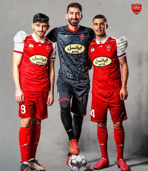 عکس تیم فوتبال پرسپولیس جدید
