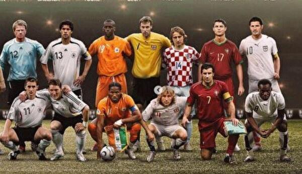 عکس ستارگان فوتبال جهان