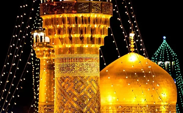 یک عکس قشنگ از حرم امام رضا