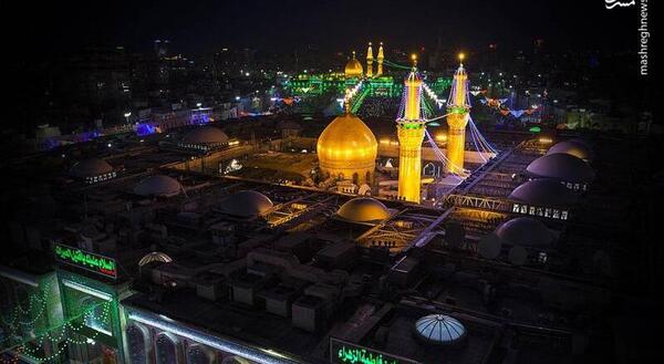 عکس خیلی قشنگ از حرم امام حسین