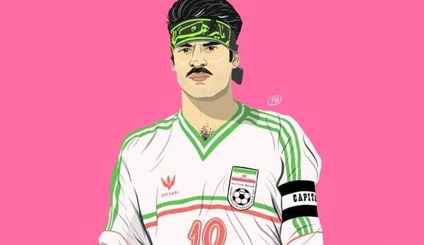 عکس اسطوره فوتبال جهان