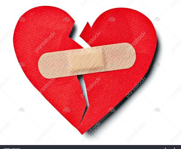 عکس نقاشی دل شکسته