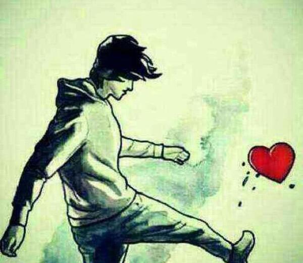 عکس نقاشی دل شکسته