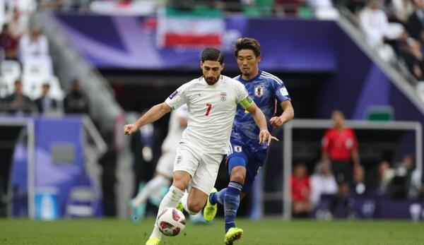 عکس فوتبال ژاپن و ایران