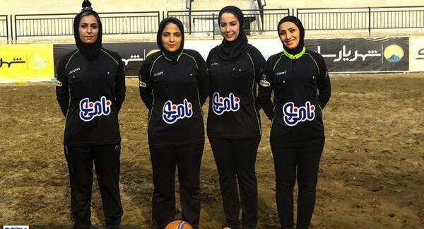 عکس فوتبال ساحلی زنان