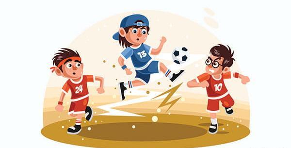 عکس بازیکنان فوتبال کارتونی
