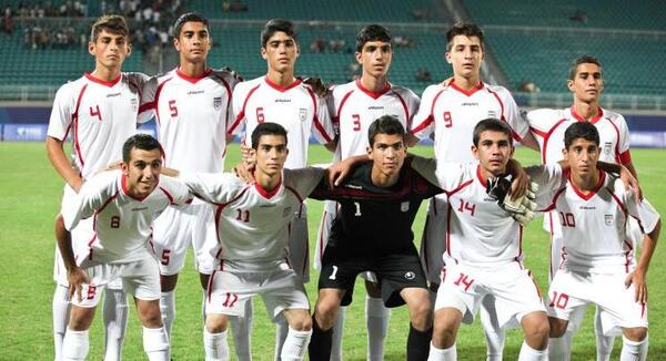 عکس تیم فوتبال نوجوانان ایران