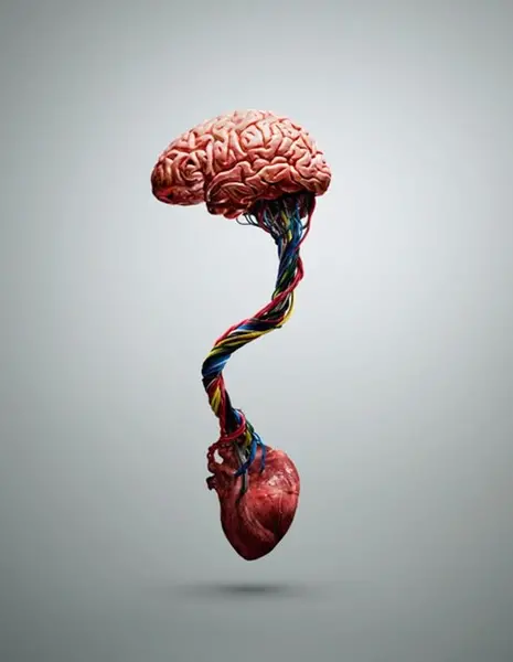 عکس پروفایل قلب و مغز