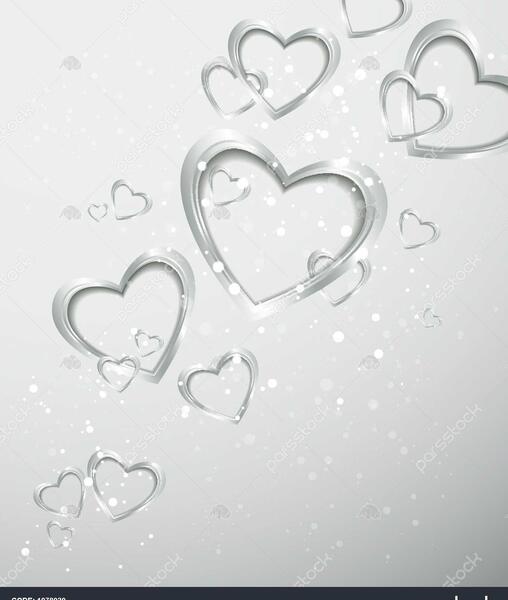 عکس قلب زمینه سفید
