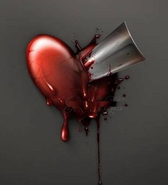 عکس قلب پاره شده