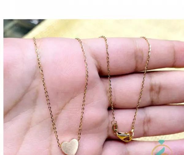 عکس گردنبند پازلی قلب