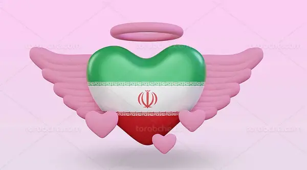 عکس نقاشی قلب پرنده