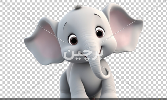 عکس صورت فیل کارتونی