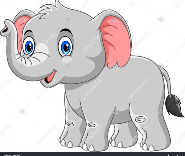 عکس فیل کارتونی ساده