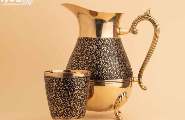 عکس پارچ و لیوان فرانسوی