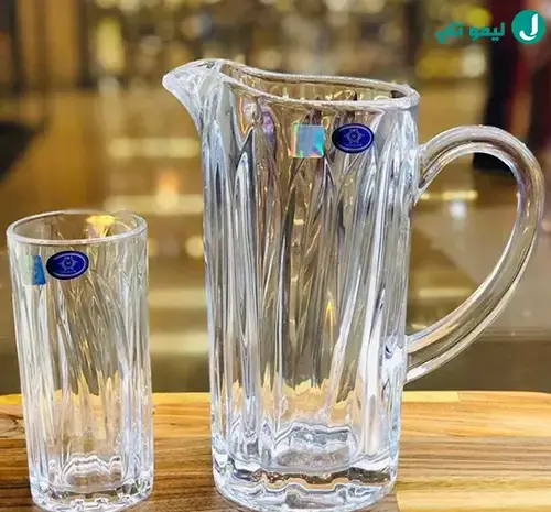 عکس پارچ و لیوان فرانسوی
