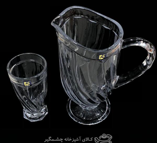 عکس پارچ و لیوان فرانسوی