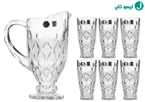 عکس پارچ و لیوان فرانسوی