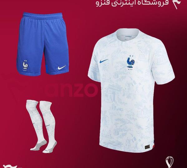 عکس لباس فوتبال فرانسه