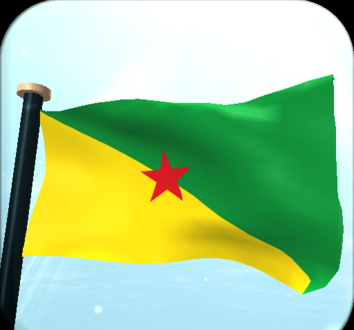 عکس پرچم کشور گویان فرانسه