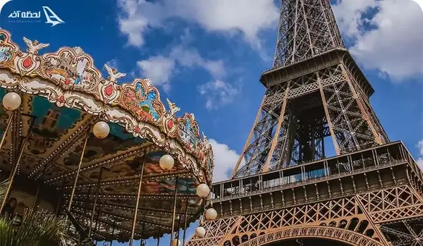 عکس داخل برج ایفل فرانسه