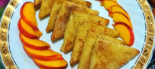 عکس بشقاب صبحانه فرانسوی