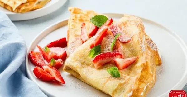 عکس بشقاب صبحانه فرانسوی