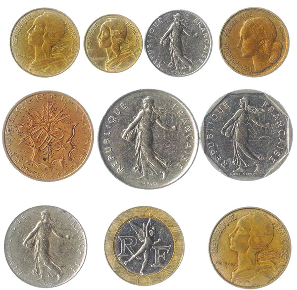 عکس سکه ی فرانسه