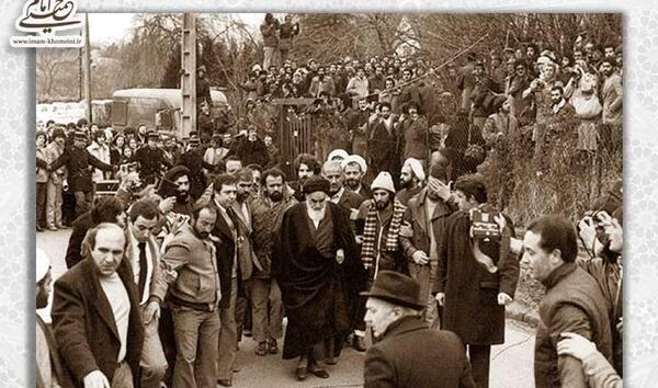 عکس خمینی در فرانسه