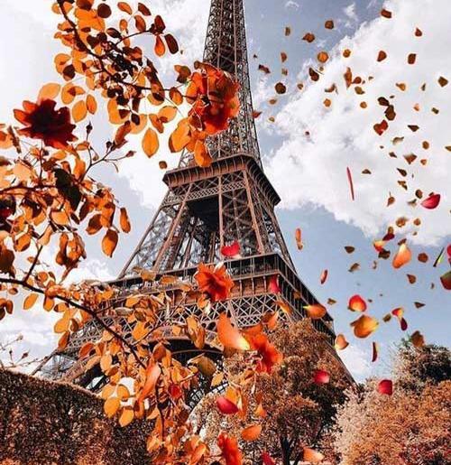 عکس دختر در فرانسه