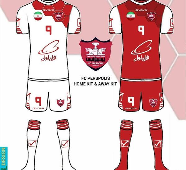 عکس نقاشی فوتبال پرسپولیس