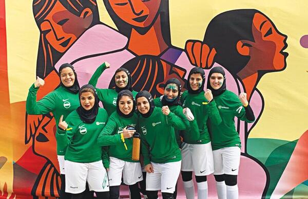 عکس تیم ملی فوتبال زنان عربستان
