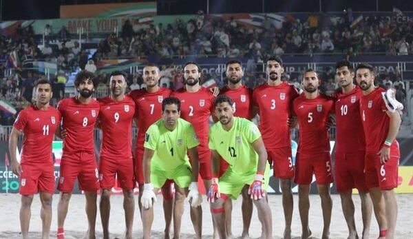 عکس تیم فوتبال ساحلی ایران