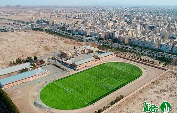 عکس زمین فوتبال سیاه و سفید