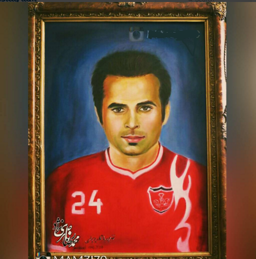 عکس نقاشی تیم فوتبال پرسپولیس